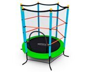 Батут детский DFC SMRKIDS 55" с сеткой, GREEN