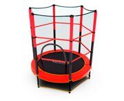 Батут детский DFC TRAMPOLINE-RED 55" с сеткой